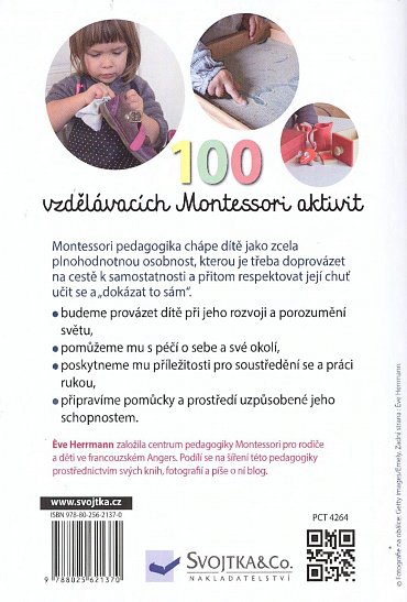Náhled 100 vzdělávacích Montessori aktivit pro děti od 18 měsíců