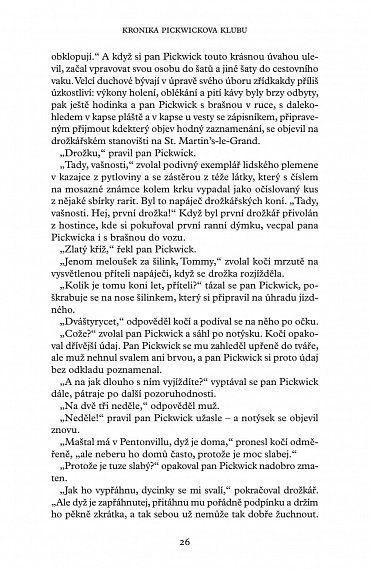 Náhled Kronika Pickwickova klubu, 1.  vydání
