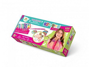 Udělej si svůj náramek - gumičky 600 ks + náčiní + pletací stav