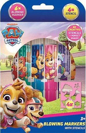 Tlapková patrola holky - Foukací fixy