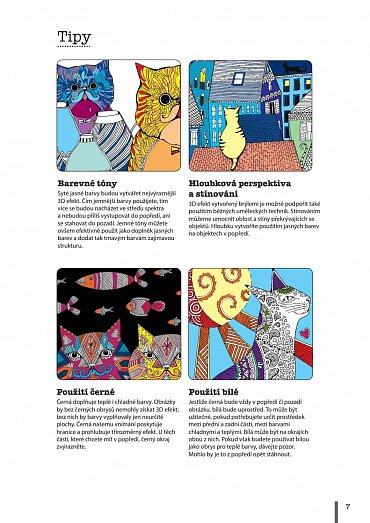 Náhled Kočičí 3D omalovánky