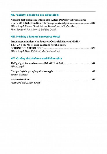 Náhled Diabetologie 2021