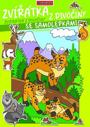 Omalovánka Zvířátka z divočiny