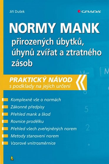 Náhled Normy mank přirozených úbytků, úhynů zvířat a ztratného zásob - Praktický návod s podklady na jejich určení