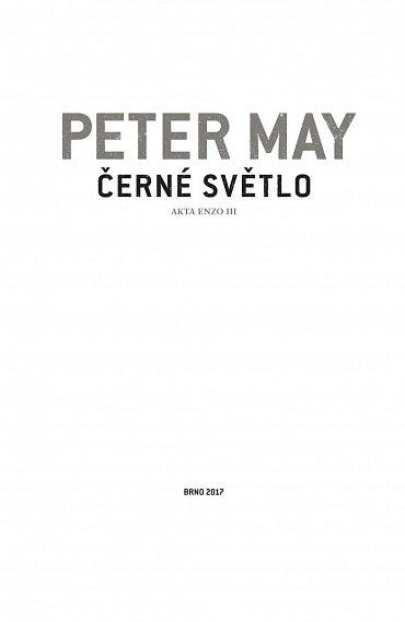 Náhled Černé světlo, 2.  vydání