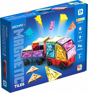Geomag Magnetic Tiles Auta
