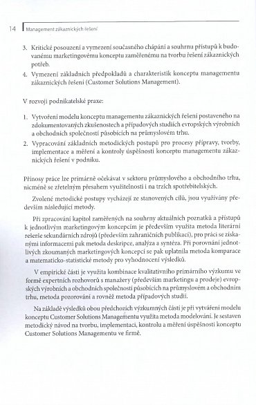 Náhled Management zákaznických řešení - Jak efektivně tvořit a spravovat individualizovaná řešení zákaznických potřeb