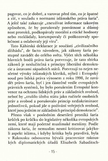 Náhled O islamizaci a demokracii v Egyptě