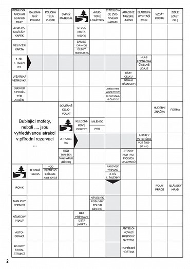 Náhled Kniha křížovek – Výletní místa naší vlasti
