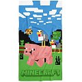Dětská osuška Minecraft Prase a Kachna