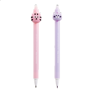 Miquelrius B2F - gumovatelné pero, kočka, tygr, 2 ks, blistr, mix barev