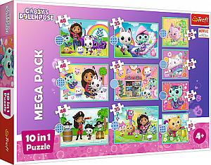 Puzzle Gábinin kouzelný domek MEGA PACK 10v1