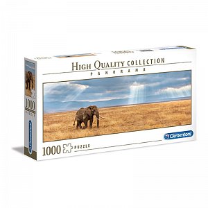 Puzzle Panorama Slon/1000 dílků