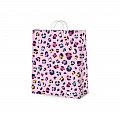 Dárková taška malá - Leopardí vzor (17,8 × 9,8 × 22,9 cm)