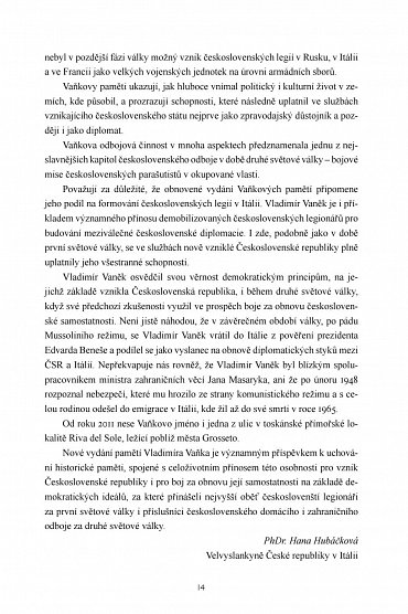 Náhled Moje válečná Odyssea - Vzpomínky legionáře Vladimíra Vaňka