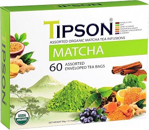 Čaj TIPSON BIO Matcha kazeta 60 ks x 1,5g