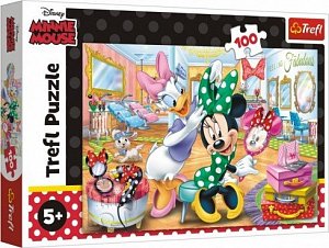 Trefl Puzzle Minnie a Daisy / 100 dílků