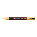 Posca akrylový popisovač PC-3M, 0,9 - 1,3 mm, meruňková (s tenkým kulatým hrotem)