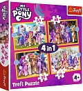 Puzzle My Little Pony: Seznamte se s poníky 4v1 (35,48,54,70 dílků)