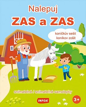 Nalepuj ZAS a ZAS Koníčkův sešit / Koníkov zošit - snímatelné / snímatelné samolepky (CZ/SK vydání)