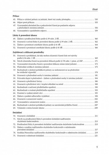 Náhled Vzory podání a úkonů podle zákona o služebním poměru příslušníků bezpečnostních sborů