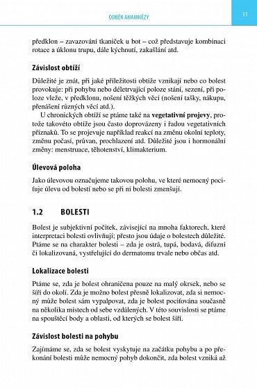 Náhled Orientační vyšetření páteře