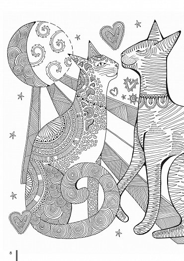 Náhled Kočičí 3D omalovánky