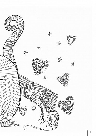 Náhled Kočičí 3D omalovánky