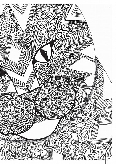 Náhled Kočičí 3D omalovánky