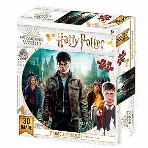 Harry Potter 3D puzzle - Harry, Hermiona, Ron 500 dílků
