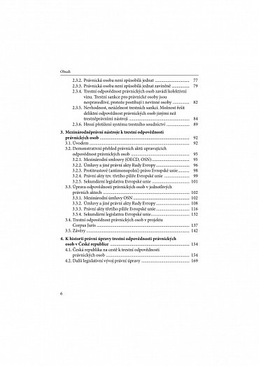Náhled Trestní odpovědnost právnických osob v České republice - problémy a perspektivy