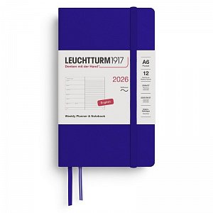 Weekly Planner & Notebook 2026 Pocket (A6) Ink