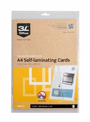 djois samolaminovací karta A4, 225 x 312 mm, 10 ks