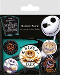 The Nightmare Before Christmas - set odznaků