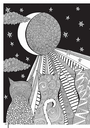 Náhled Kočičí 3D omalovánky