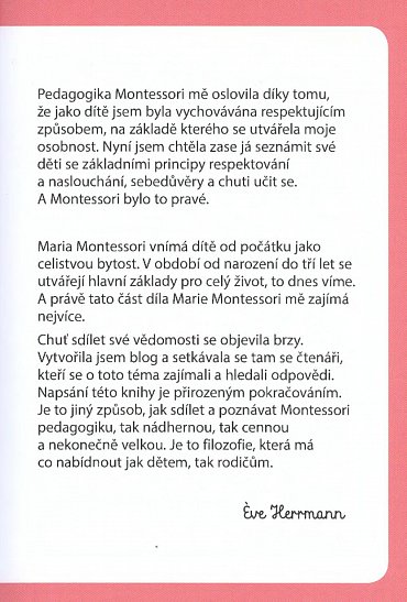 Náhled 100 vzdělávacích Montessori aktivit pro děti od 18 měsíců