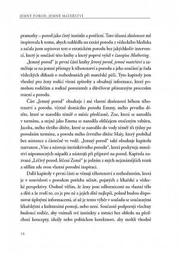 Náhled Jemný porod, jemné mateřství - Lékařský průvodce přirozeným porodem a rozhodováním v raném rodičovství