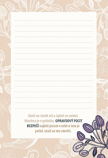 Náhled Motivační deník s afirmacemi Jana Menděla