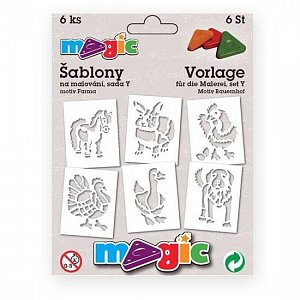MAGIC papírové šablony na malování FARMA