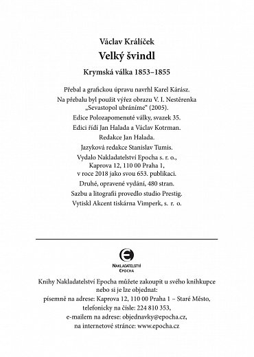 Náhled Velký švindl - Krymská válka 1853-1855, 2.  vydání