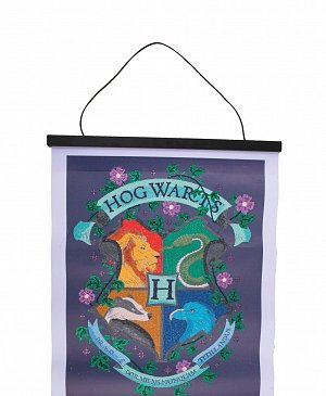 Crystal Art plátno - Bradavice logo, 35x45cm