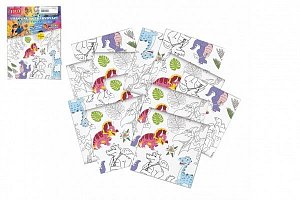 Vybarvovací ubrousky Dinosauři 12 kusů