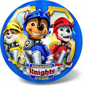 Míč Tlapková patrola/Paw patrol nafouknutý 23cm modrý v síťce