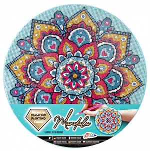 Malování pomocí kamínků Diamond Painting Mandala