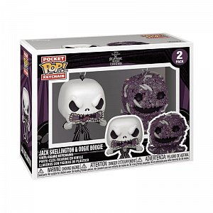 Funko POP Keychain: The Nightmare Before Christmas - Jack Skellington & Oogie Boogie