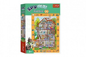 Puzzle s hledáním obrázků Spy Guy: V domě 24 dílků