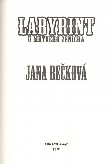 Náhled Labyrint u Mrtvého ženicha