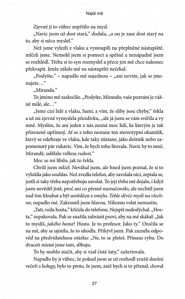 Náhled Najdi mě, 1.  vydání