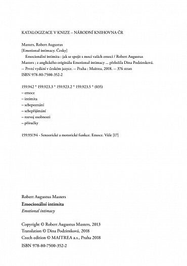 Náhled Emocionální intimita - Jak se spojit s mocí vašich emocí