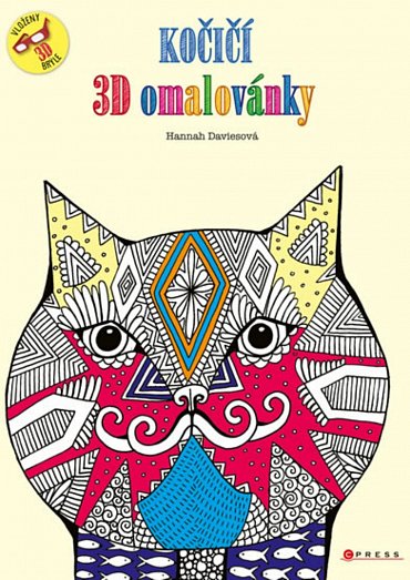 Náhled Kočičí 3D omalovánky